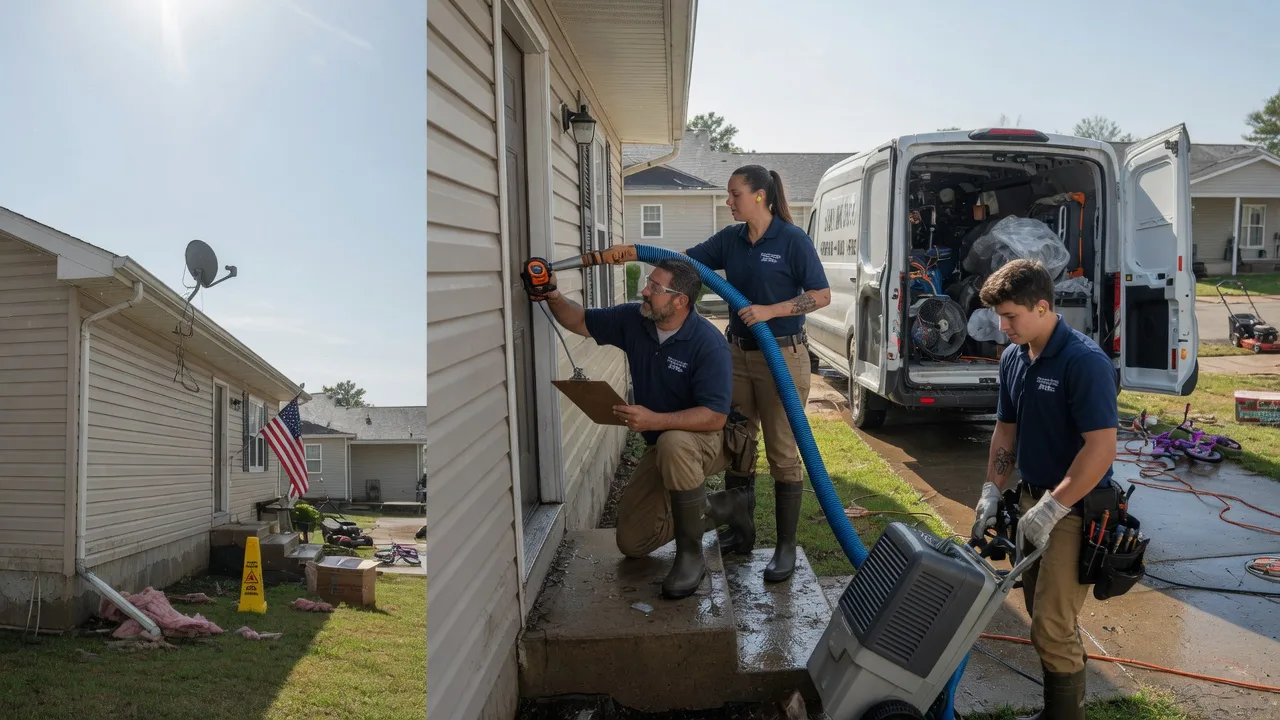 Ceiling Water Damage Restoration in West Portsmouth, OH near me